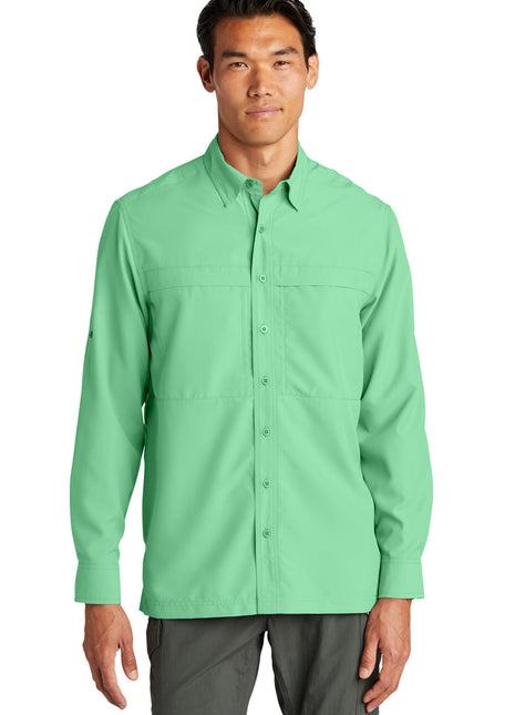 Port Authority® Long Sleeve UV Daybreak Shirt W960 - Bright Seafoam | Port Authority