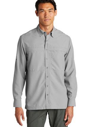 Port Authority® Long Sleeve UV Daybreak Shirt W960 - Gusty Grey | Port Authority