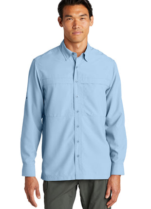 Port Authority® Long Sleeve UV Daybreak Shirt W960 - Light Blue | Port Authority