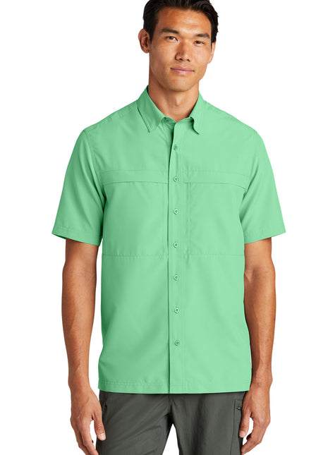 Port Authority® Short Sleeve UV Daybreak Shirt W961 - Bright Seafoam | Port Authority