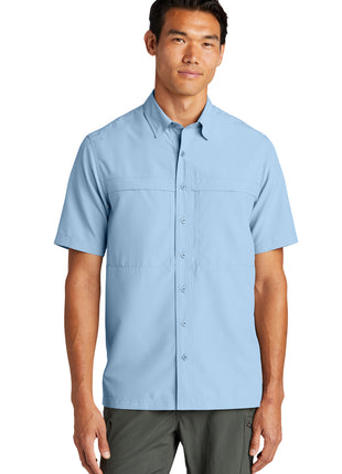 Port Authority® Short Sleeve UV Daybreak Shirt W961 - Light Blue | Port Authority