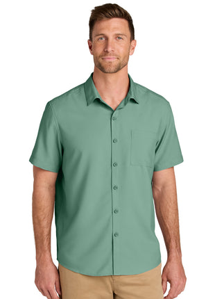 Port Authority® Short Sleeve UV Dockside Shirt W963 - Sage | Port Authority