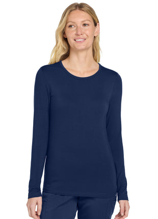 Wink® Women's Long Sleeve Layer Tee WW4029 - Navy | Wink