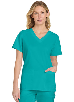 Wink® Women's WorkFlex V-Neck Top WW4560 - Teal Blue | Wink