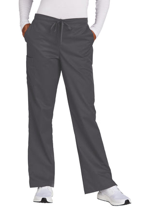Wink® Women's Petite WorkFlex Flare Leg Cargo Pant WW4750P - Pewter | Wink