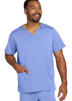 Wink® Men's Premiere Flex™ V-Neck Top WW5068 - Ceil Blue | Wink