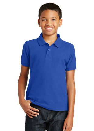 Port Authority® Youth Core Classic Pique Polo. Y100 - True Royal | Port Authority