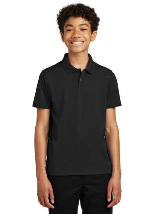 Port Authority® Youth Dry Zone® UV Micro-Mesh Polo Y110 - Deep Black | Port Authority