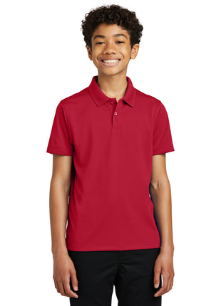Port Authority® Youth Dry Zone® UV Micro-Mesh Polo Y110 - Rich Red | Port Authority