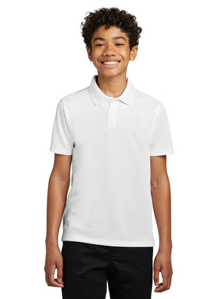 Port Authority® Youth Dry Zone® UV Micro-Mesh Polo Y110 - White | Port Authority