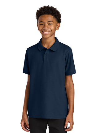 Port Authority® Youth Wearever Signature Pique Polo Y200 - River Blue Navy | Port Authority