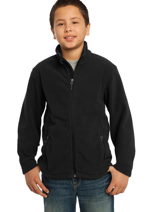 Port Authority® Youth Value Fleece Jacket. Y217 - Black | Port Authority