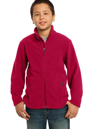 Port Authority® Youth Value Fleece Jacket. Y217 - True Red | Port Authority