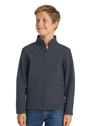 Port Authority® Youth Core Soft Shell Jacket. Y317 - Battleship Grey | Port Authority
