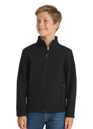 Port Authority® Youth Core Soft Shell Jacket. Y317 - Black | Port Authority