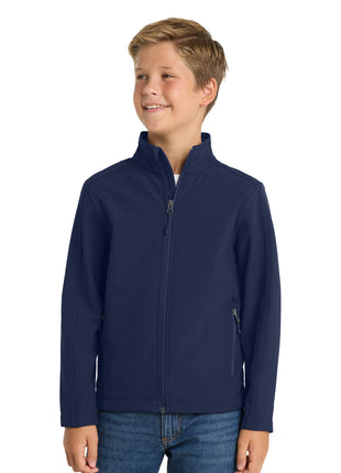 Port Authority® Youth Core Soft Shell Jacket. Y317 - Dress Blue Navy | Port Authority