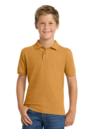 Port Authority® Youth Silk Touch™ Polo.  Y500 - Gold | Port Authority