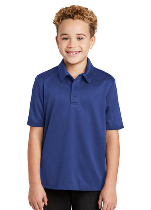 Port Authority® Youth Silk Touch™ Performance Polo. Y540 - Royal | Port Authority