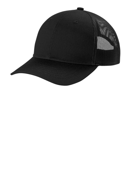 Port Authority® Youth Snapback Trucker Cap YC402 - Black | Port Authority
