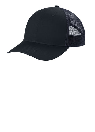 Port Authority® Youth Snapback Trucker Cap YC402 - Rich Navy | Port Authority