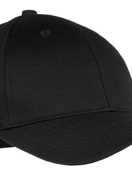 Port Authority® Youth Six-Panel Twill Cap.  YCP80 - Black | Port Authority