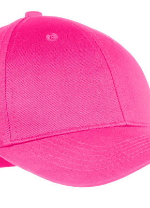 Port Authority® Youth Six-Panel Twill Cap.  YCP80 - Neon Pink | Port Authority