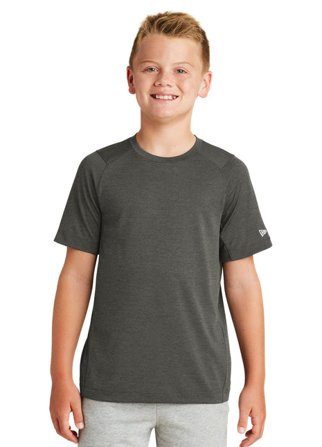 New Era ® Youth Series Performance Crew Tee. YNEA200 - Graphite | New Era
