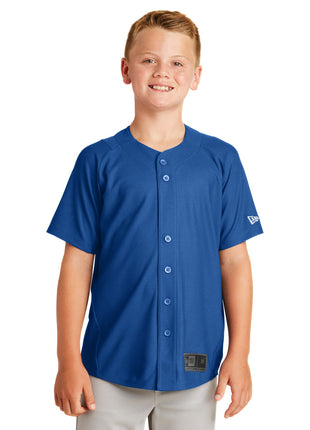 New Era ® Youth Diamond Era Full-Button Jersey. YNEA220 - Royal | New Era