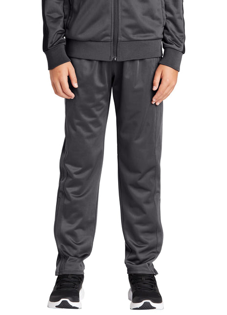 Sport-Tek ® Youth Tricot Track Jogger. YPST95 - Graphite | Sport-Tek