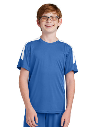 Sport-Tek® Youth Competitor™ United Crew YST100 - True Royal/ White | Sport-Tek