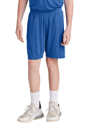 Sport-Tek® Youth Competitor™ United 5" Short YST103 - True Royal/ White | Sport-Tek