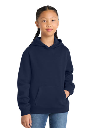 Sport-Tek® Youth Pullover Hooded Sweatshirt. YST254 - True Navy | Sport-Tek