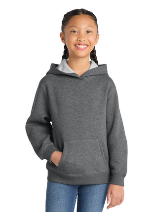 Sport-Tek® Youth Pullover Hooded Sweatshirt. YST254 - Vintage Heather | Sport-Tek