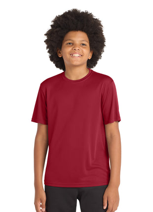 Sport-Tek® Youth PosiCharge® Competitor™ Tee. YST350 - Deep Red | Sport-Tek