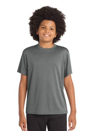 Sport-Tek® Youth PosiCharge® Competitor™ Tee. YST350 - Iron Grey Heather | Sport-Tek