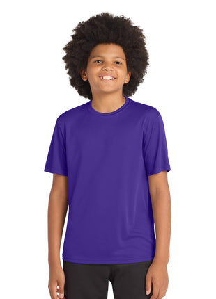Sport-Tek® Youth PosiCharge® Competitor™ Tee. YST350 - Purple | Sport-Tek