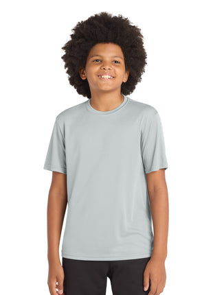 Sport-Tek® Youth PosiCharge® Competitor™ Tee. YST350 - Silver | Sport-Tek