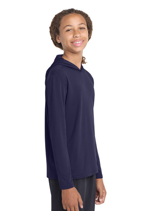 Sport-Tek ® Youth PosiCharge ® Competitor ™ Hooded Pullover. YST358 - True Navy | Sport-Tek