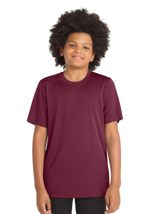 Sport-Tek ® Youth Posi-UV® Pro Tee. YST420 - Cardinal | Sport-Tek