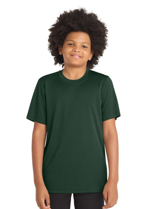 Sport-Tek ® Youth Posi-UV® Pro Tee. YST420 - Forest Green | Sport-Tek