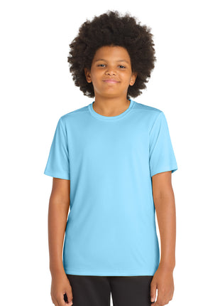 Sport-Tek ® Youth Posi-UV® Pro Tee. YST420 - Light Blue | Sport-Tek