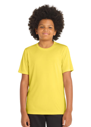 Sport-Tek ® Youth Posi-UV® Pro Tee. YST420 - Yellow | Sport-Tek
