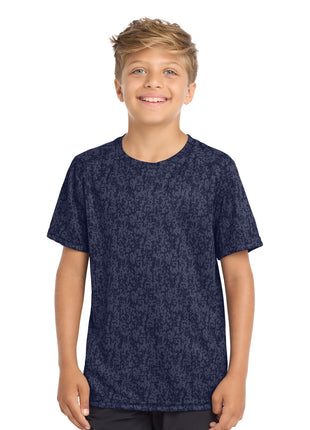 Sport-Tek ® Youth Digi Camo Tee. YST460 - True Navy | Sport-Tek
