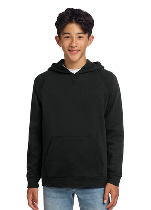 Sport-Tek® Youth Drive Fleece Pullover Hoodie YSTF200 - Black | Sport-Tek