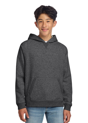 Sport-Tek® Youth Drive Fleece Pullover Hoodie YSTF200 - Graphite Heather | Sport-Tek